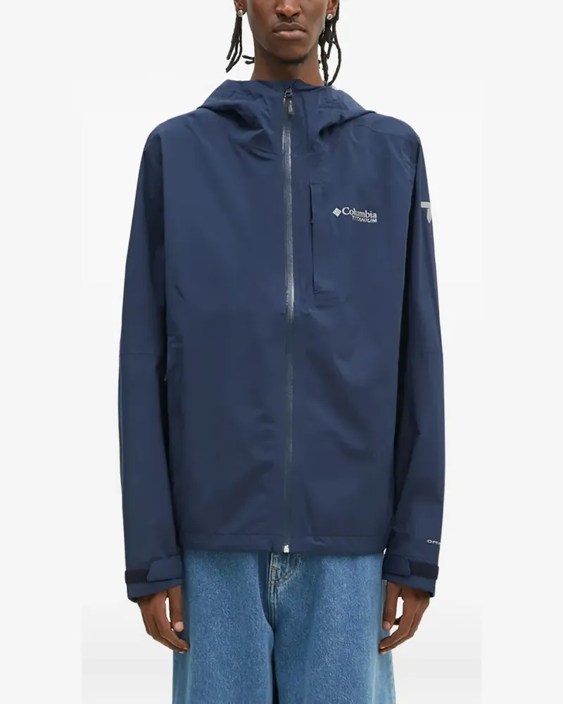 Columbia Sportswear Company Kapuzenjacke mit Reißverschluss - Blau Blau
