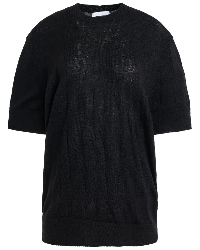 Helmut Lang Crushed T-Shirt Schwarz