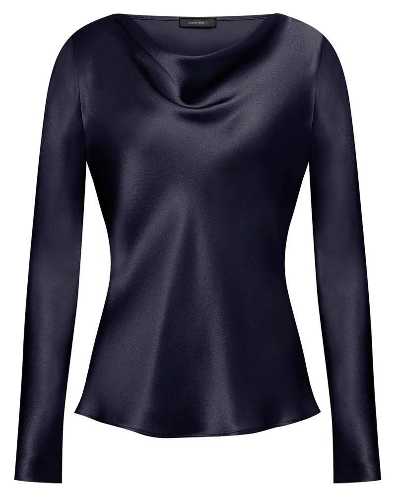 Alberta Ferretti Top aus Seide - Blau Blau
