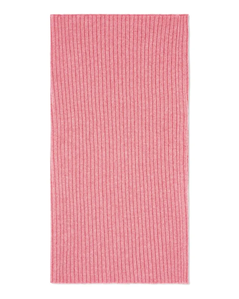 Eric Bompard ribbed scarf - Rosa Rosa