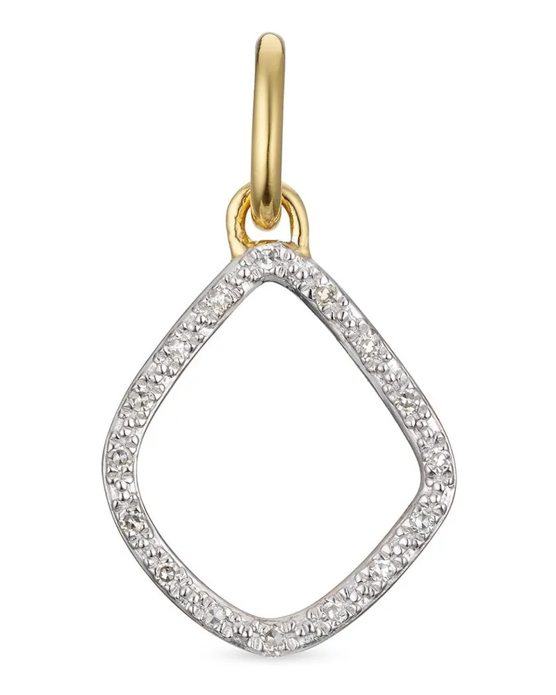 Monica Vinader Riva Kite Anhänger mit Diamanten - Gold Gold