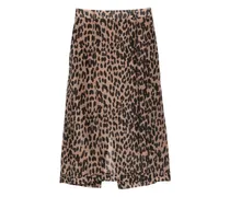 Shevin Rock mit Leoparden-Print - Braun