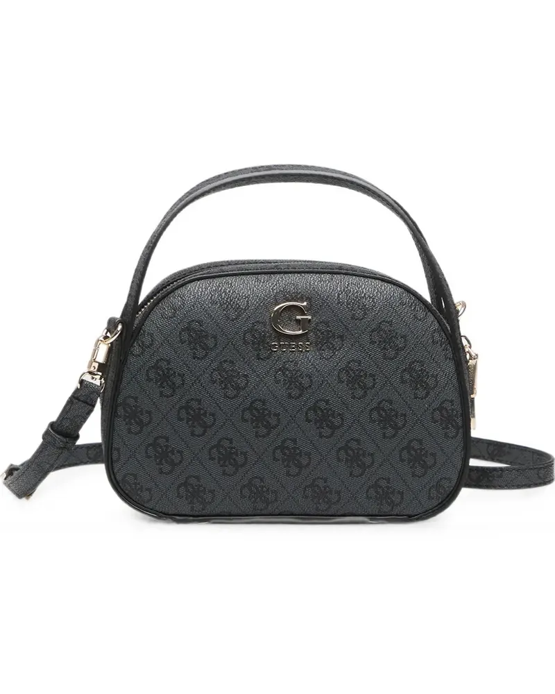Guess Gürteltasche mit Monogramm-Print - Grau Grau