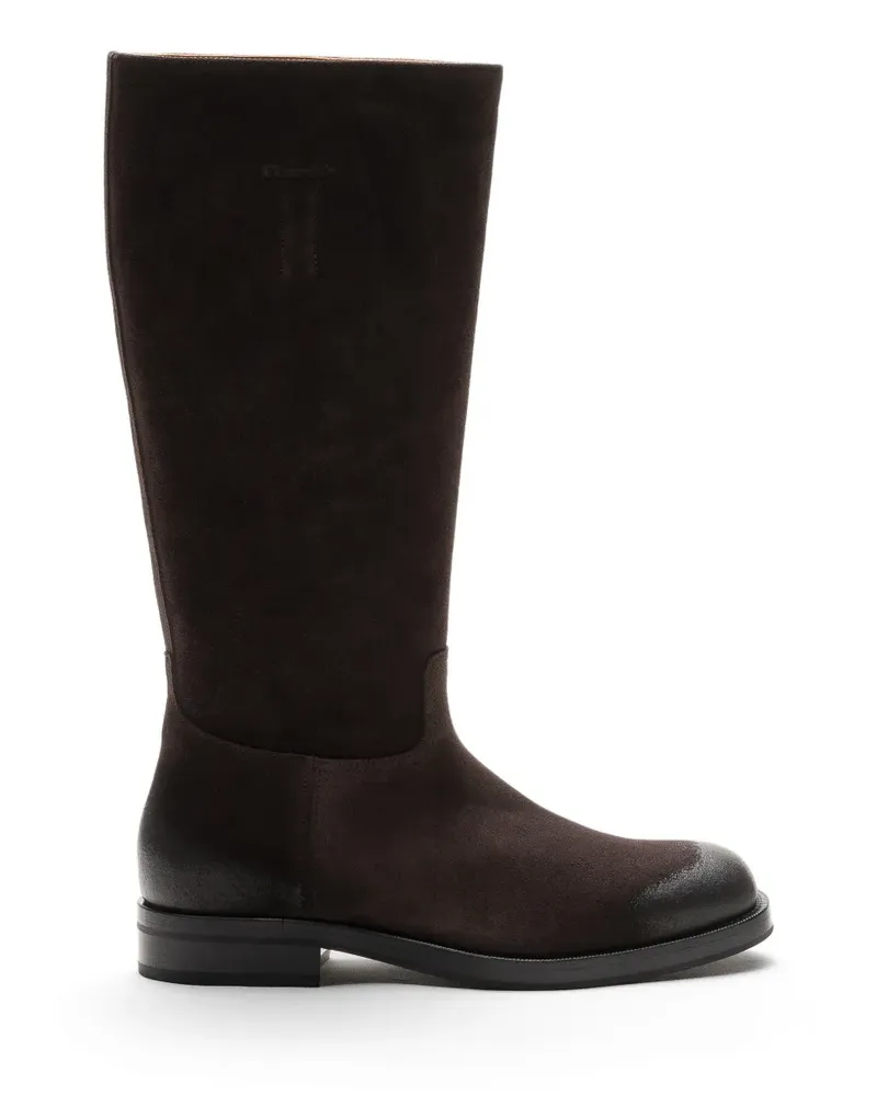 Church's Penny Stiefel mit Antik-Finish - Braun Braun