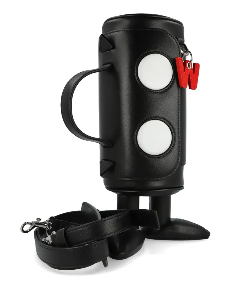 Walter van Beirendonck My Cilinder Friend tote bag - Schwarz Schwarz