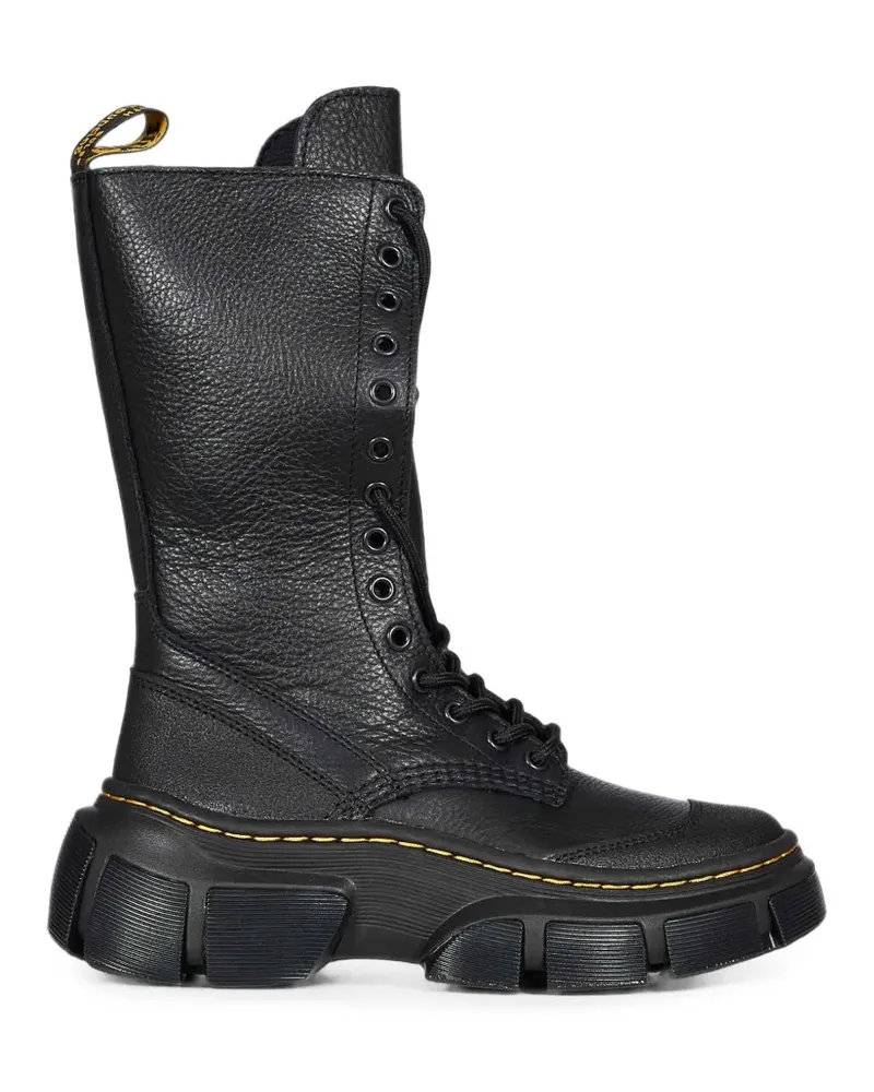 Dr.Martens DMXL 14 Eye Lunar lace-up platform boots - Schwarz Schwarz