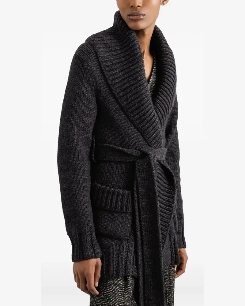 Dolce & Gabbana Cardigan mit Schalkragen - Grau Grau