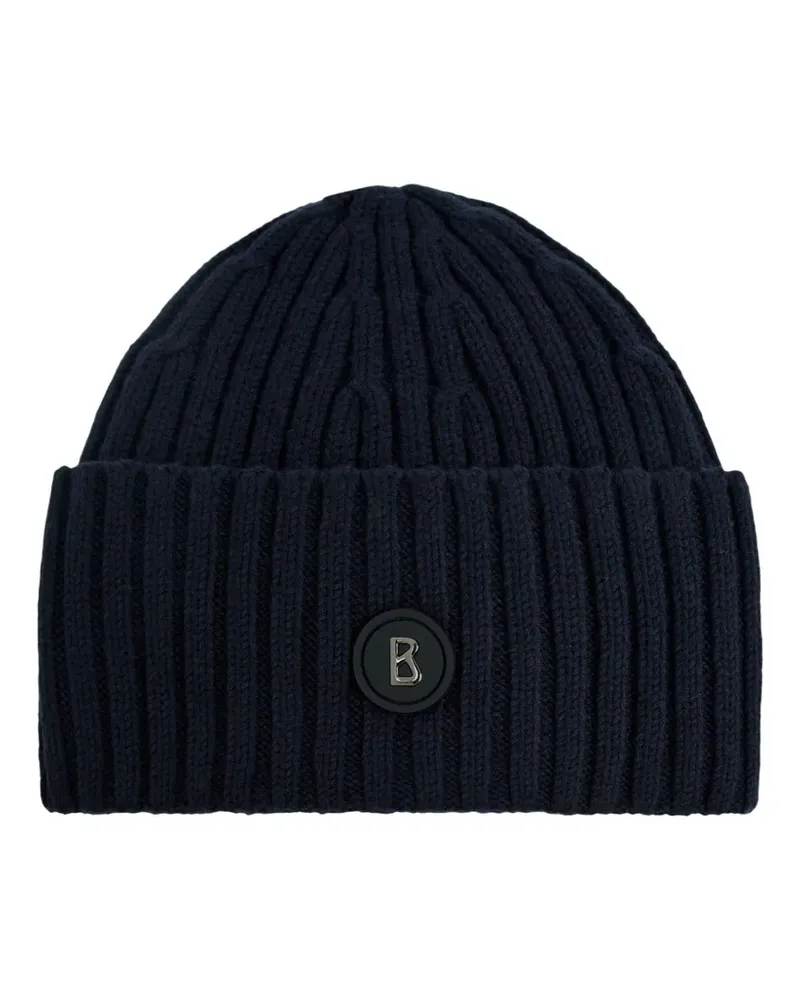 Bogner Gerippte Mütze - Blau Blau