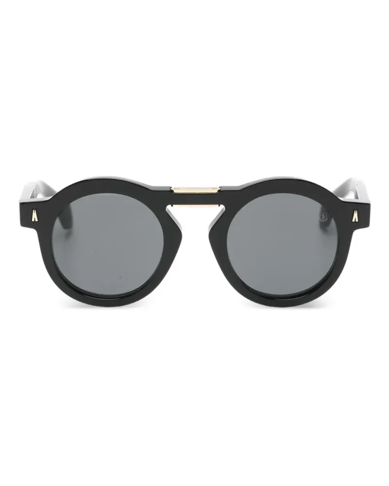 Moncler Glisse round-frame sunglasses - Schwarz Schwarz