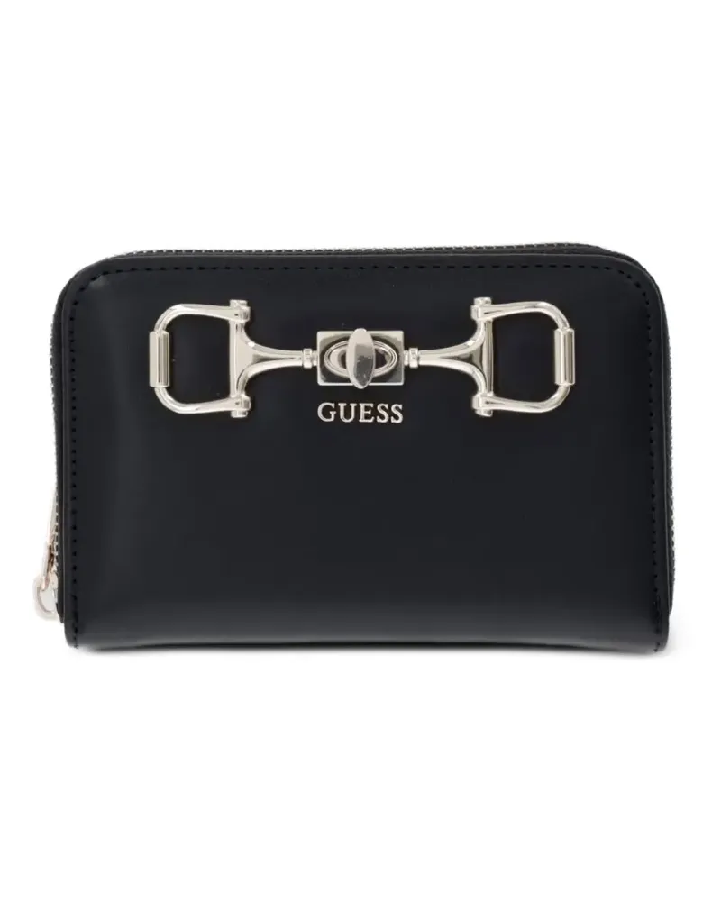 Guess Janie Portemonnaie mit Horsebit - Schwarz Schwarz