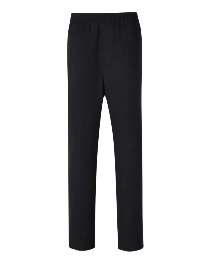 The Row elasticated-waistband gabardine trousers - Schwarz Schwarz