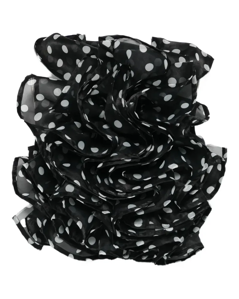 Viktor & Rolf Gepunktete Bluse - Schwarz Schwarz