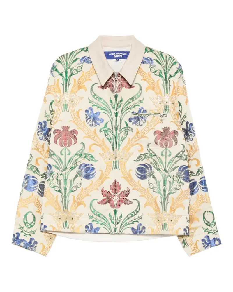 Junya Watanabe floral-motifs jacket - Nude Nude