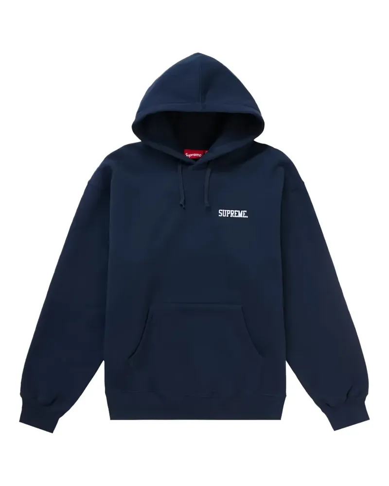 Supreme Being Anarchy graphic-print hoodie - Blau Blau