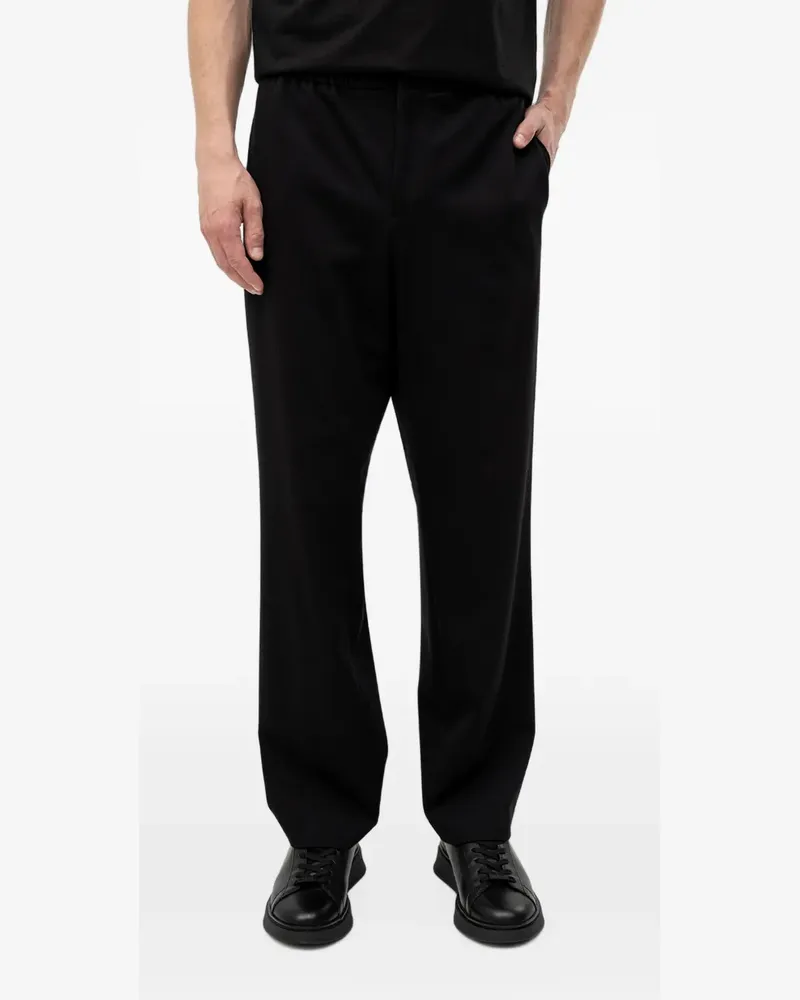 HUGO BOSS Hose mit elastischem Bund - Schwarz Schwarz
