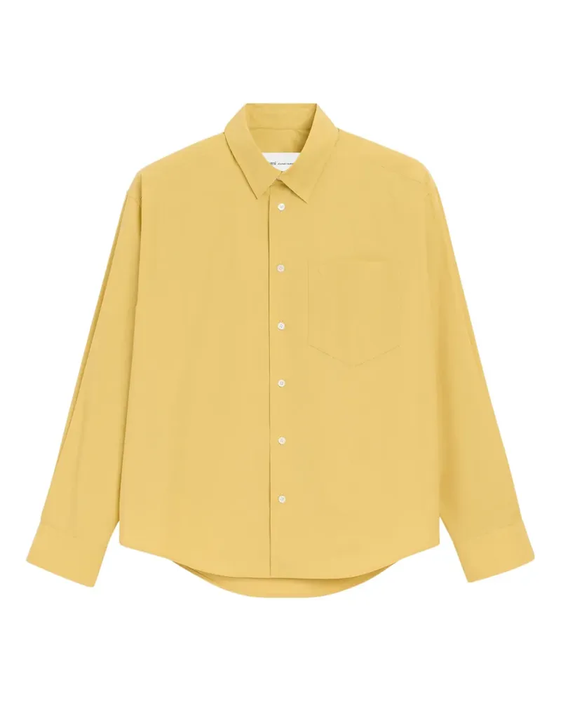AMI Paris Langärmeliges Hemd - Gelb Gelb
