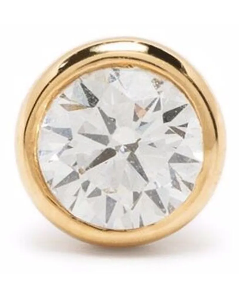 COURBET Einzelner Origine Ohrstecker aus recyceltem 18kt Gelbgold mit synthetischem Diaman Gold