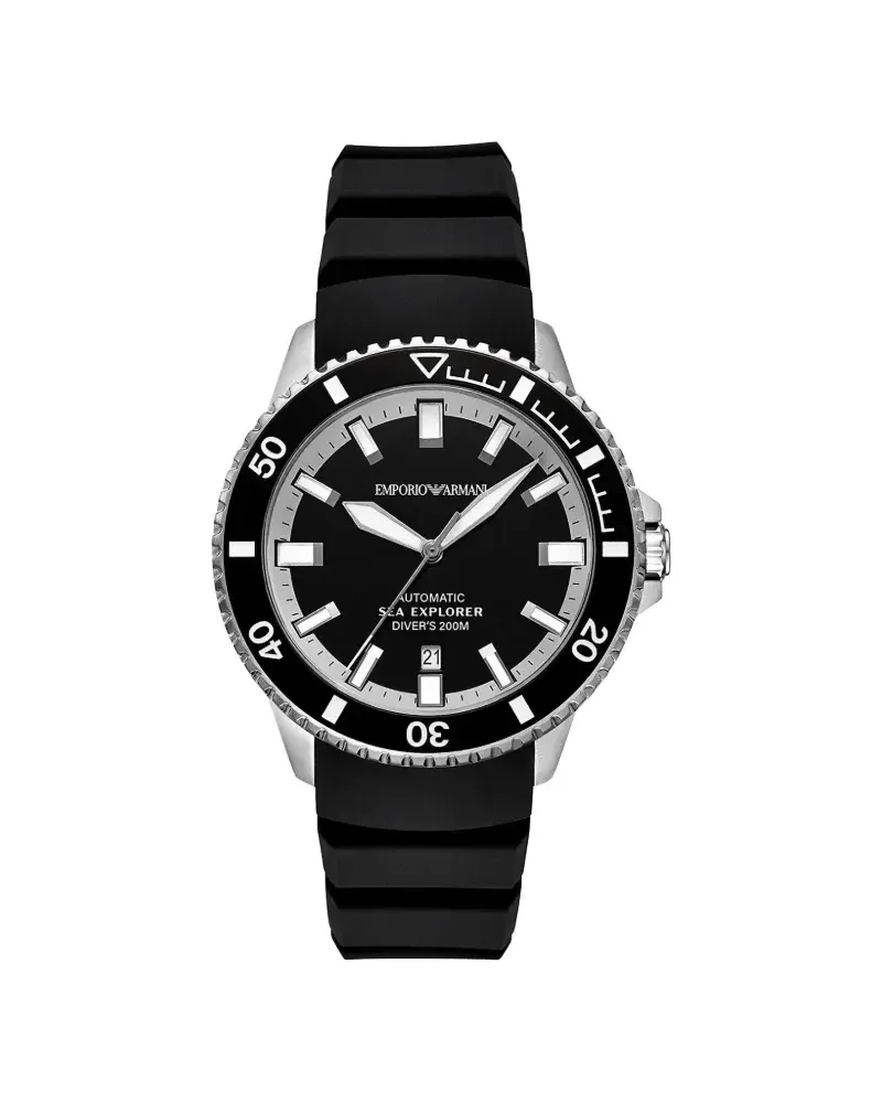Emporio Armani Sea Explorer 42mm - Schwarz Schwarz
