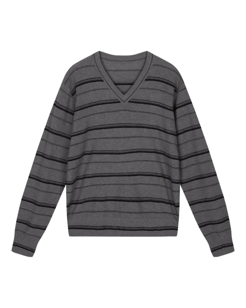 JNBY Gestreiftes T-Shirt - Grau Grau