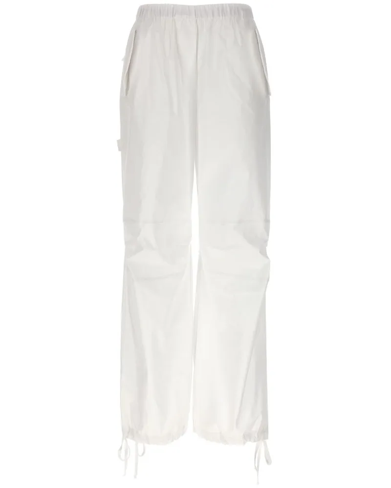 NUDE Cargohose mit geradem Bein - Weiß Weiß
