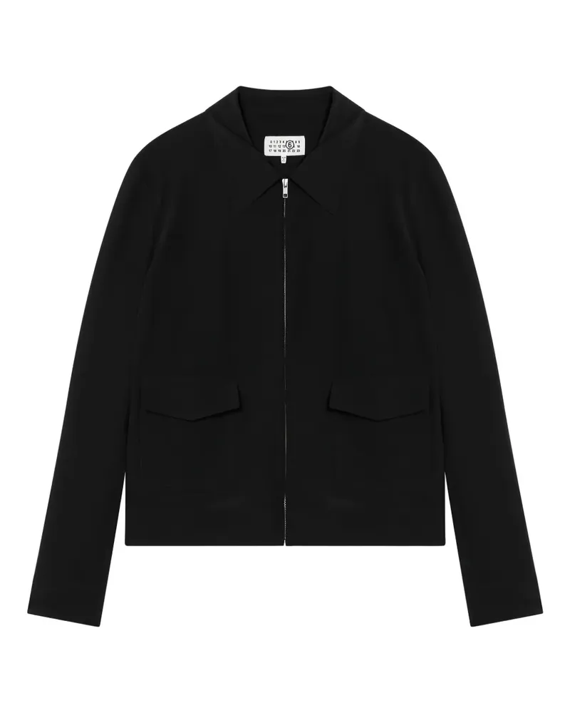 Maison Margiela Hemdjacke mit Reißverschluss - Schwarz Schwarz