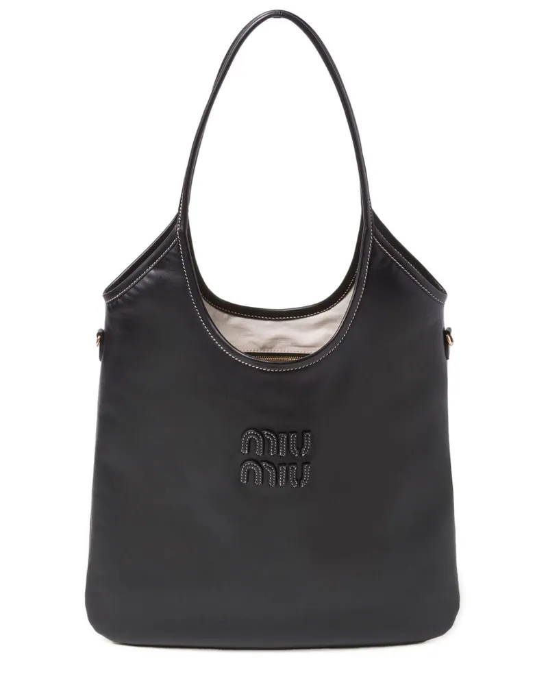 Miu Miu Ivy Handtasche - Schwarz Schwarz