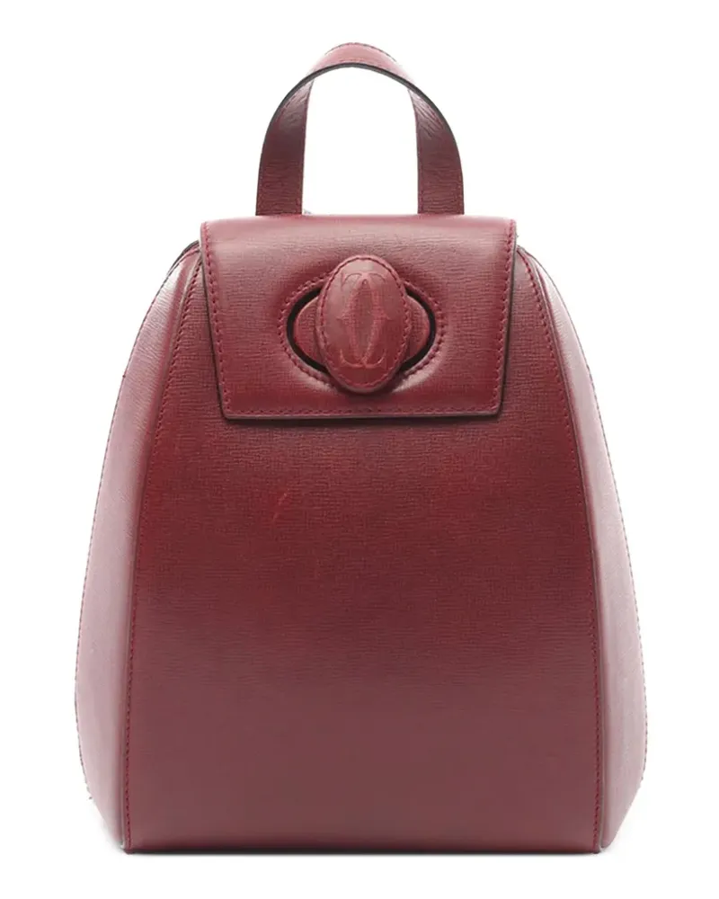 Cartier 2010-2025 Leather Must de  backpack - Rot Rot