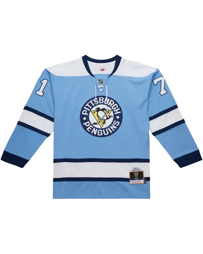 Mitchell & Ness Pittsburgh Penguins 2008/09 Evgeni Malkin Power Play Trikot - Blau Blau