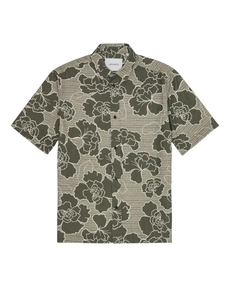 LES DEUX Charlie Poppy Hemd - Grün Grün