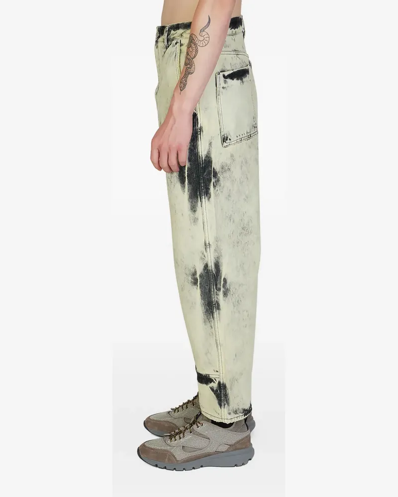 OAMC Ausgeblichene Jeans - Gelb Gelb