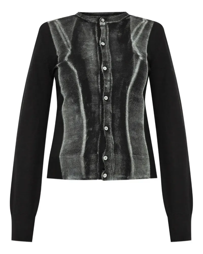 Maison Margiela Klassischer Cardigan - Schwarz Schwarz