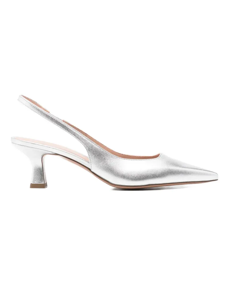 FESTA Milano Arabel slingback leather pumps - Silber Silber