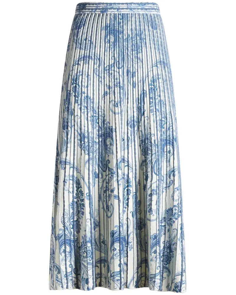 Etro Rock mit Paisley-Print - Blau Blau