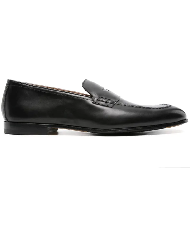 Doucal´s Penny-Loafer aus Leder - Schwarz Schwarz
