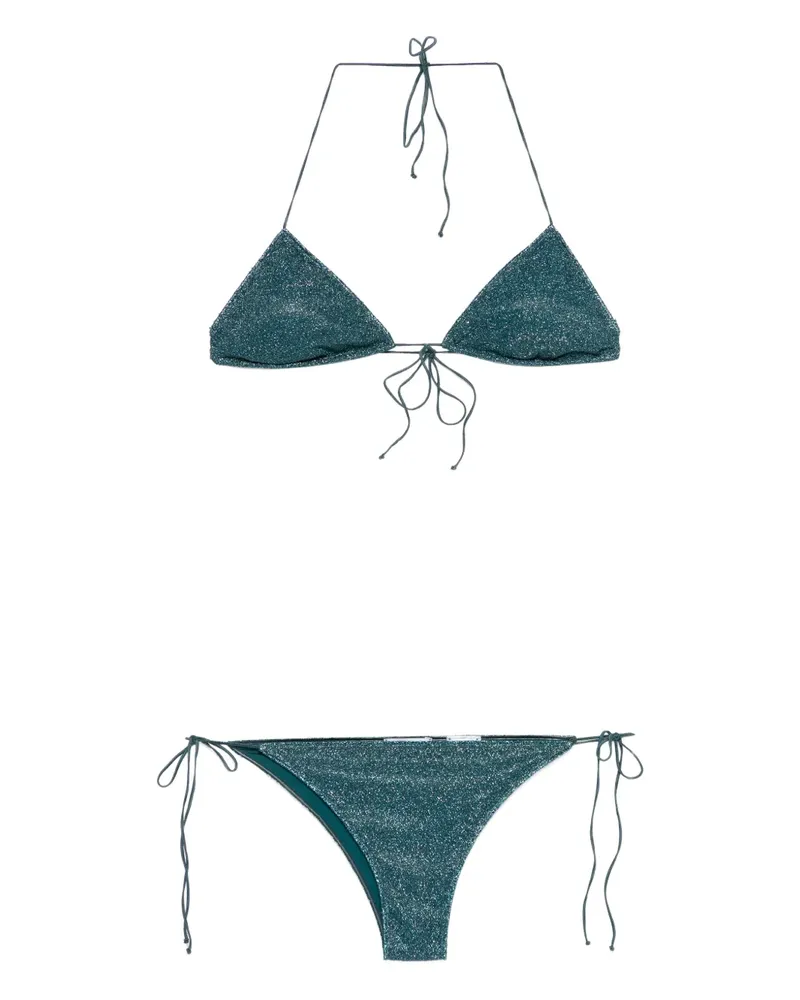 Oséree triangle-cup tie bikini - Blau Blau