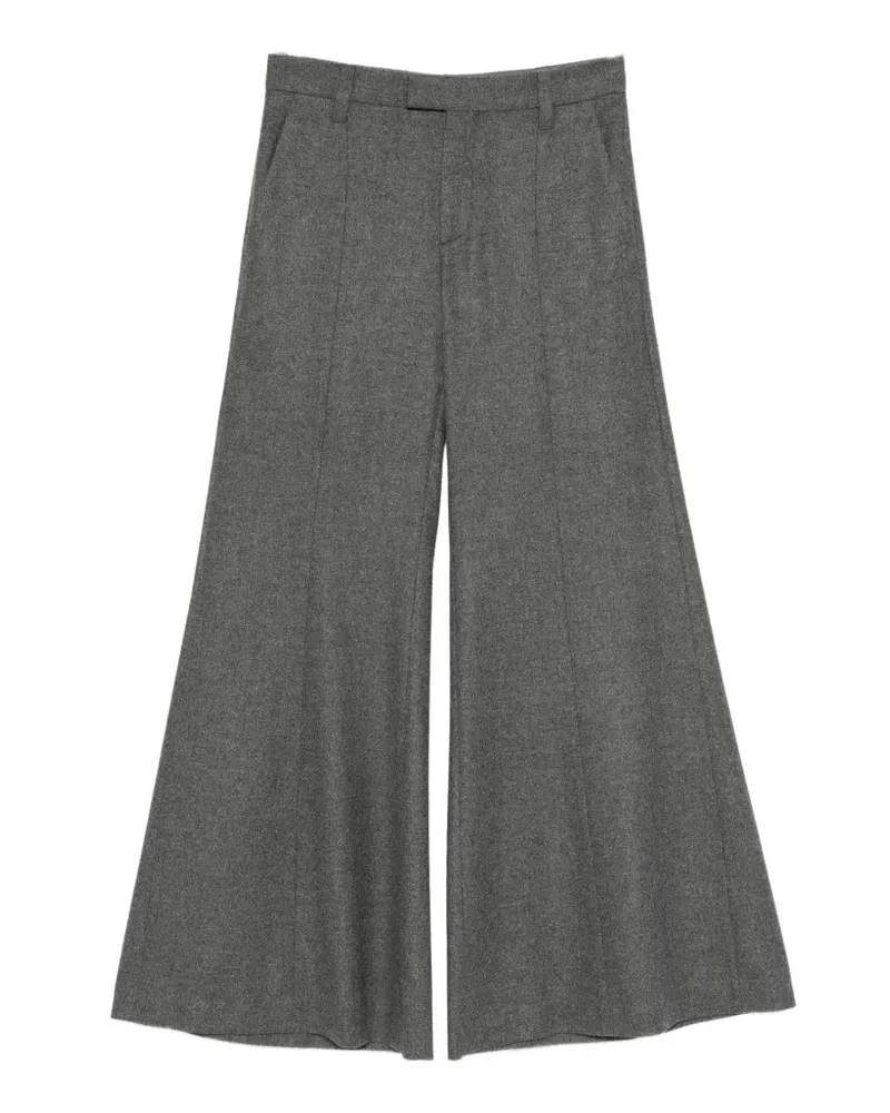 Brunello Cucinelli Weite Hose mit Bügelfalten - Grau Grau