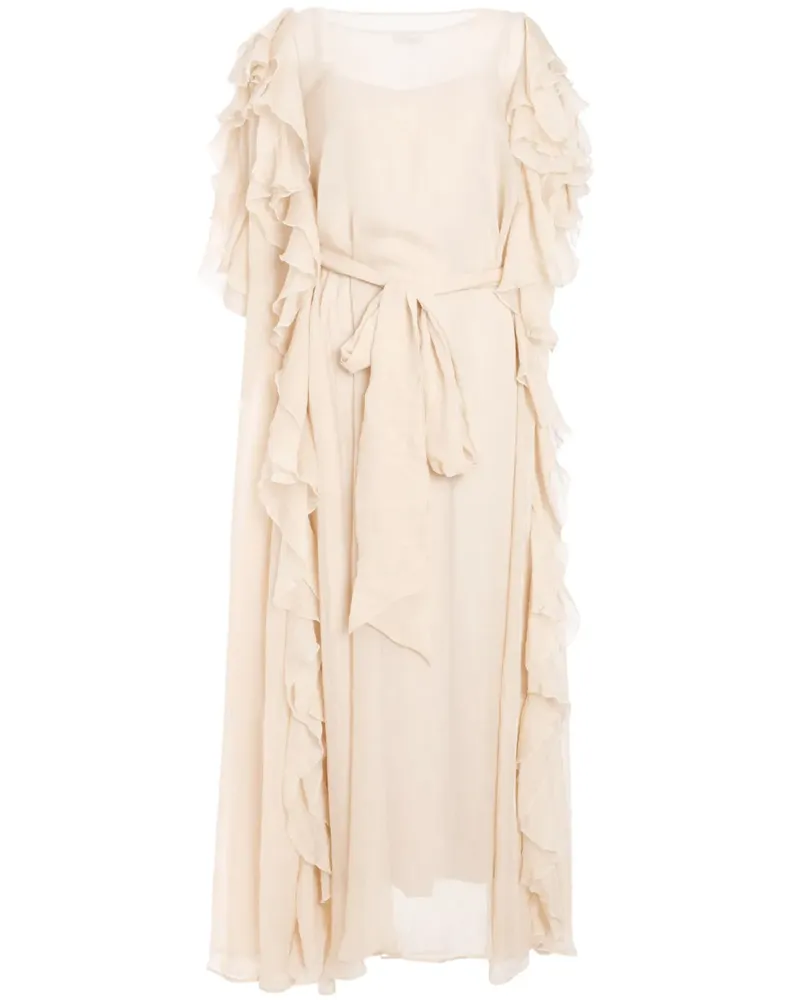 Baruni Abnehmbares Kleid mit Rüschen - Nude Nude
