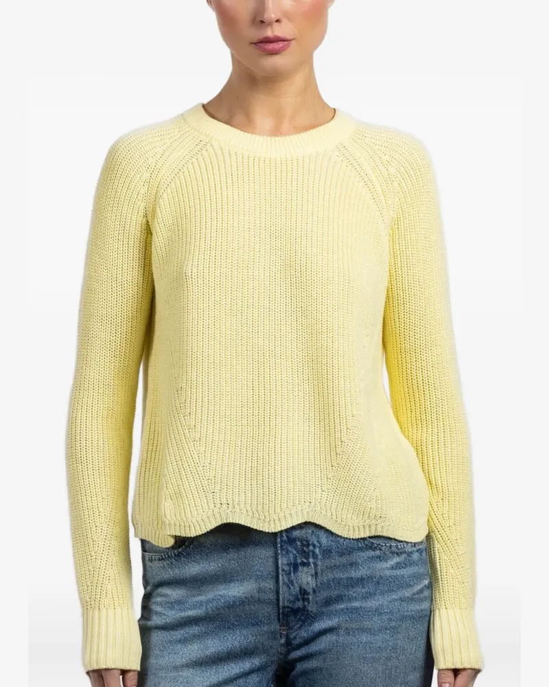 Autumn Cashmere round-neck sweater - Gelb Gelb