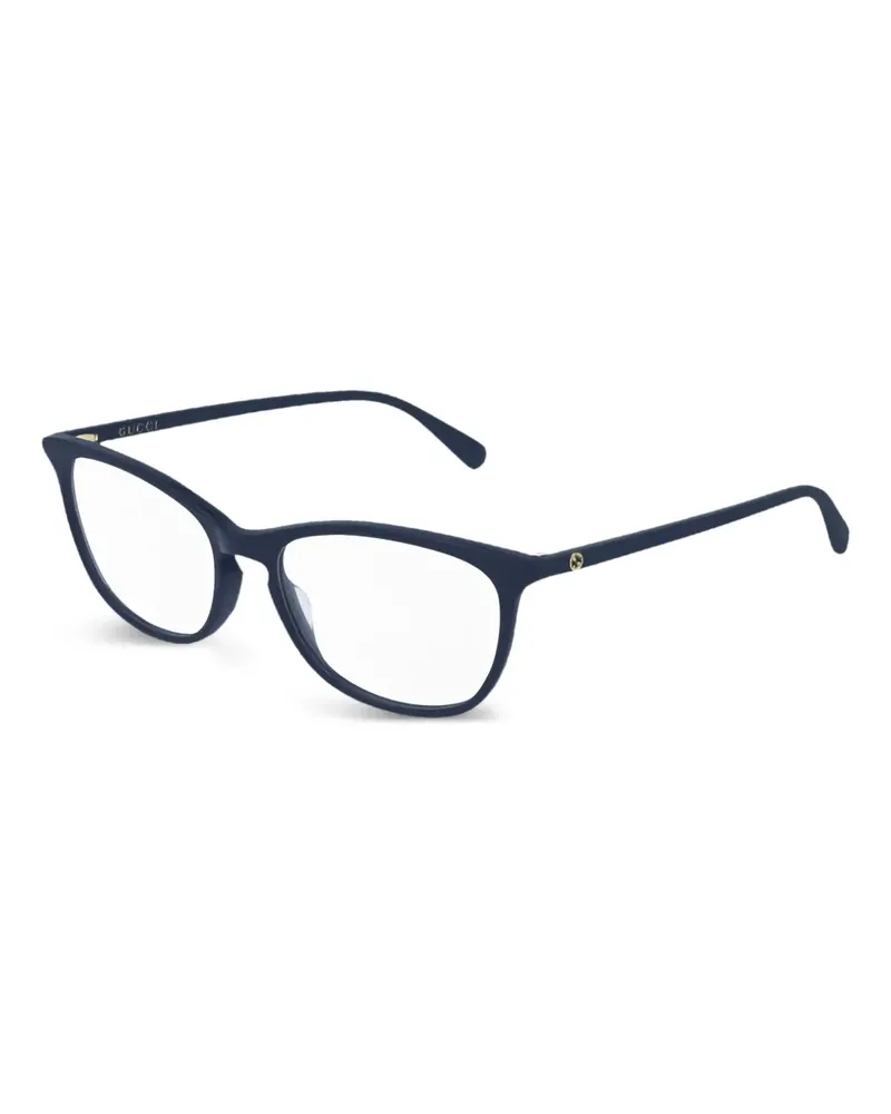 Gucci Brille mit rundem Gestell - Blau Blau