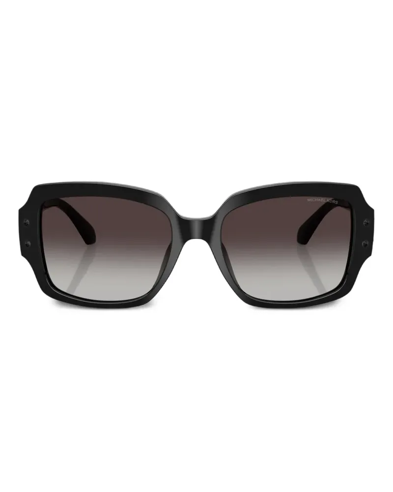 Michael Kors Sonnenbrille mit Logo-Print - Schwarz Schwarz
