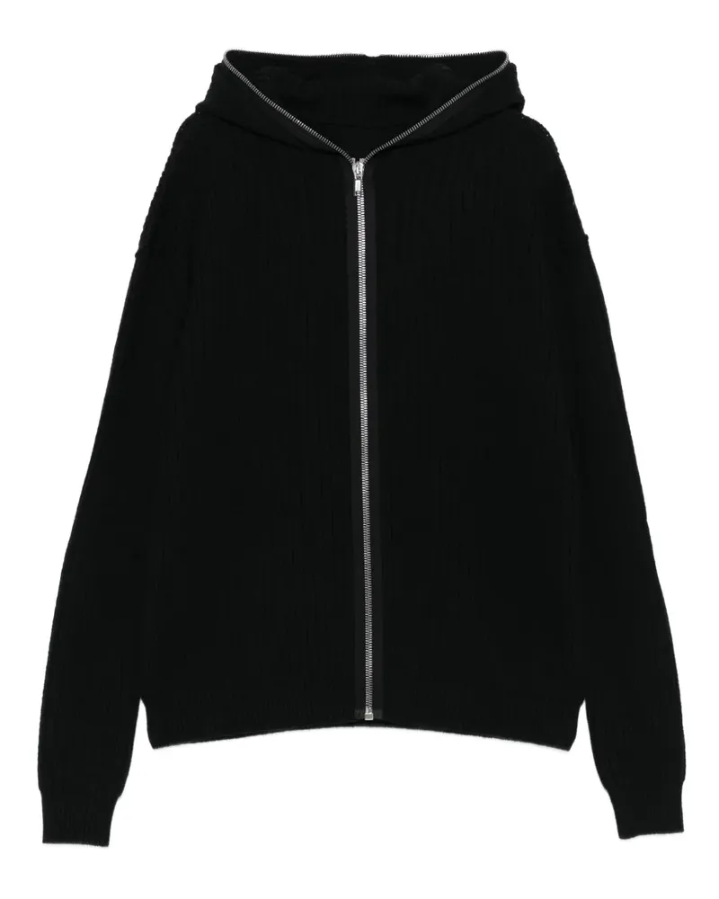 Rick Owens Kapuzenjacke mit Reißverschluss - Schwarz Schwarz