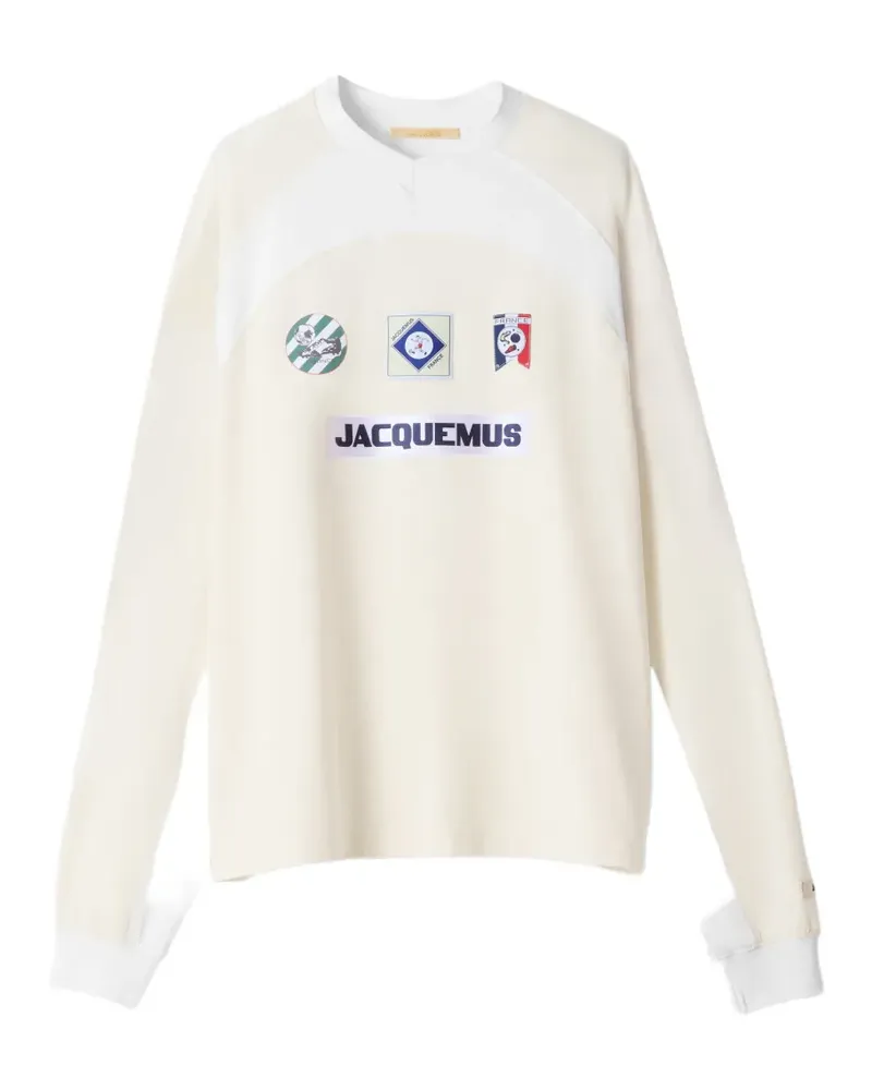 Jacquemus The Supporter long-sleeve T-shirt - Nude Nude