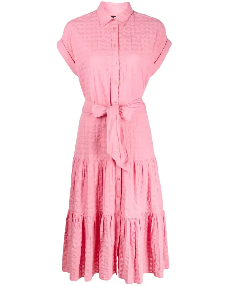 Ralph Lauren Midikleid mit kurzen Ärmeln - Rosa Rosa