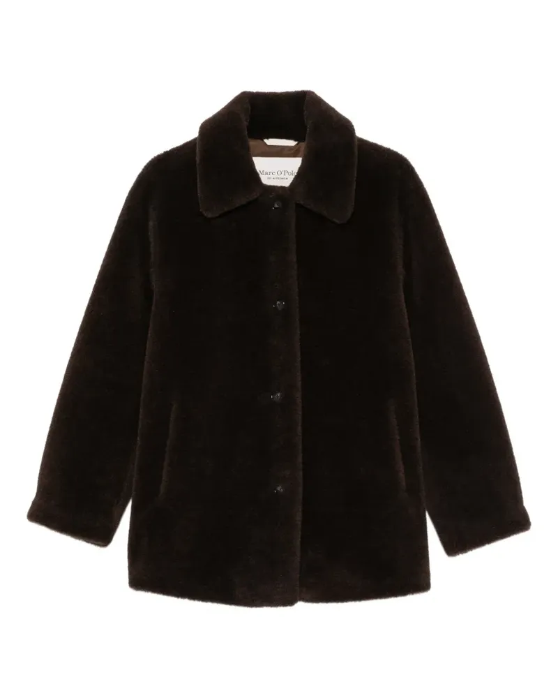 Marc O'Polo Mantel aus Faux Fur - Braun Braun