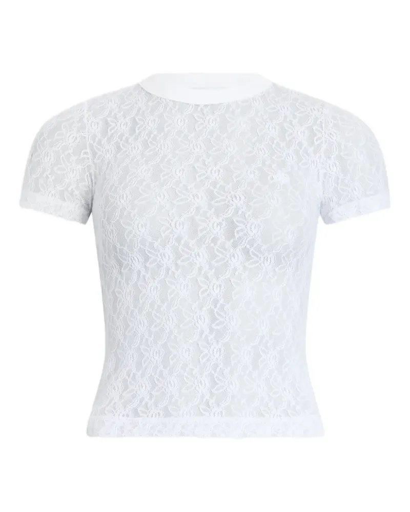 Patou T-Shirt aus Spitze - Weiß Weiß