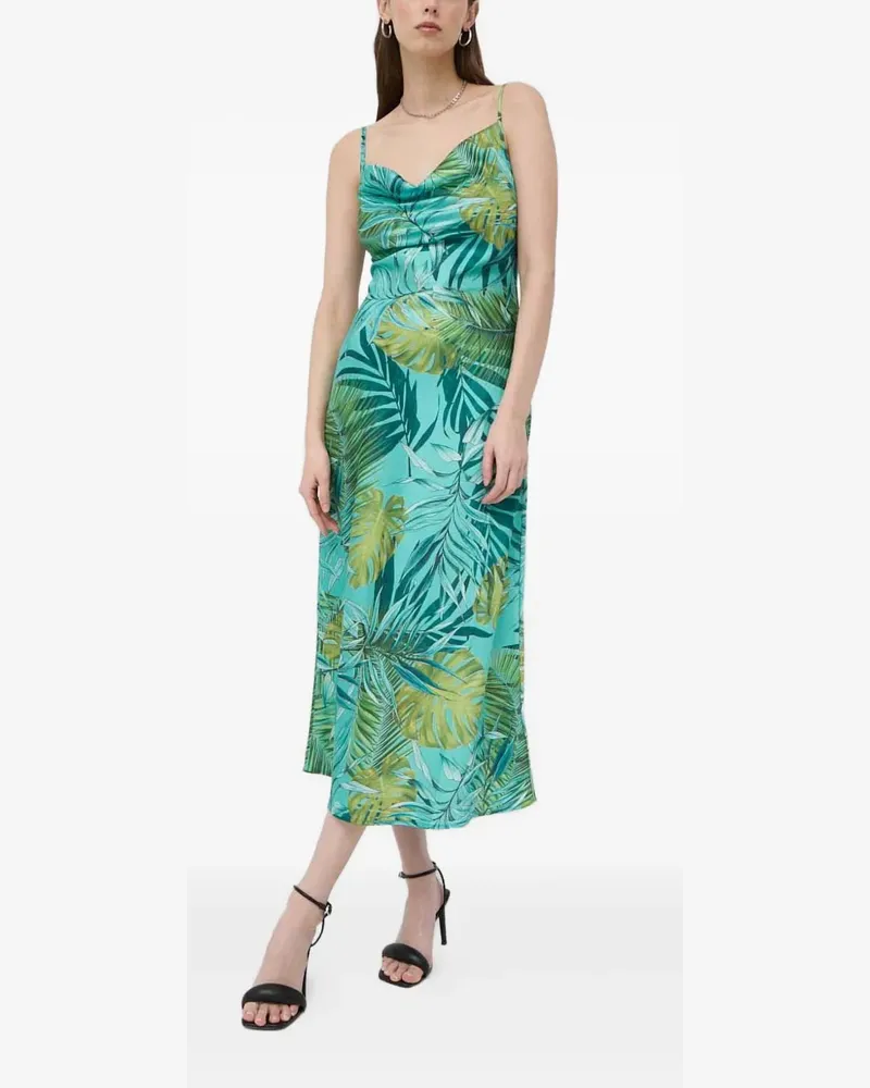 Guess Kleid mit drapiertem Ausschnitt - Grün Grün