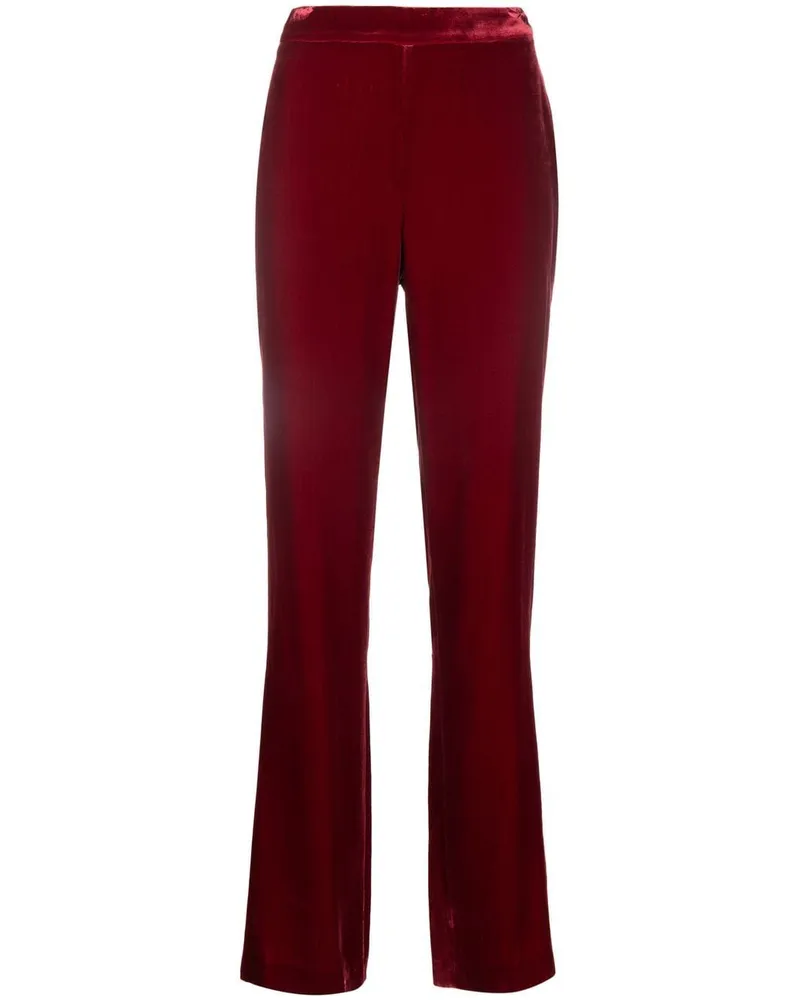 Moschino Hose aus Samt - Rot Rot