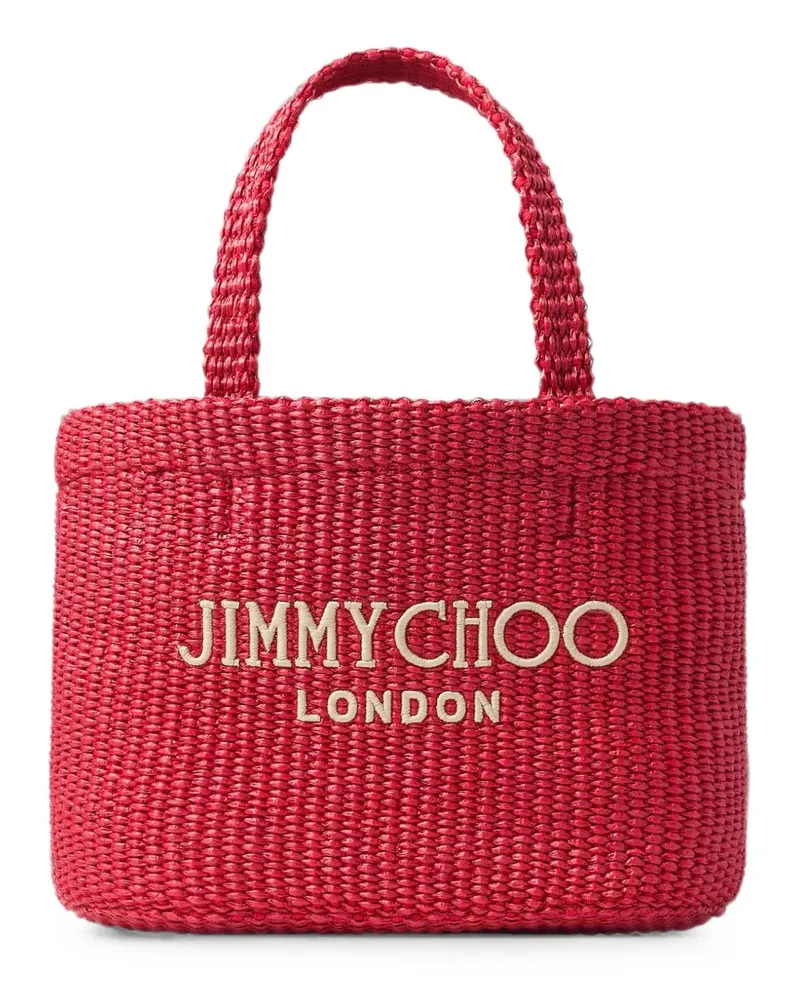Jimmy Choo Beach East-West Mini-Tasche mit Henkel - Rot Rot
