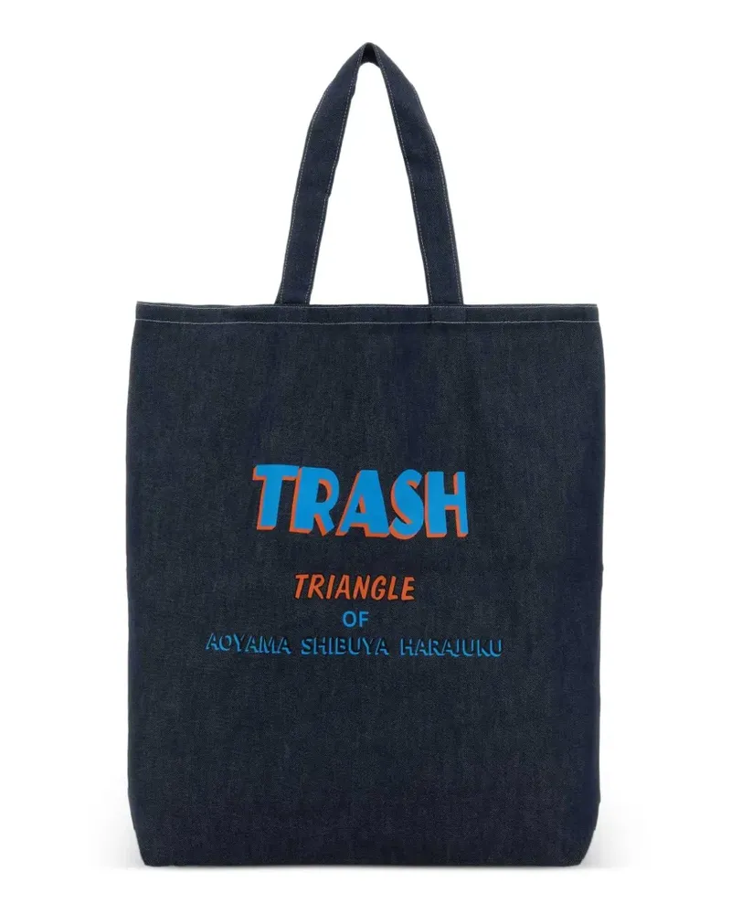 NEEDLES Große Tote Bag aus Denim - Blau Blau