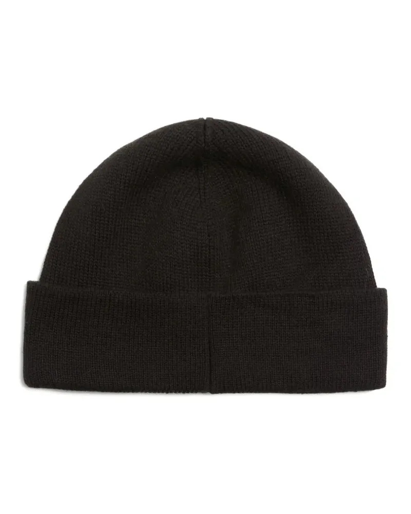 Valentino Garavani Chez Beanie mit Valentino-Stickerei - Schwarz Schwarz